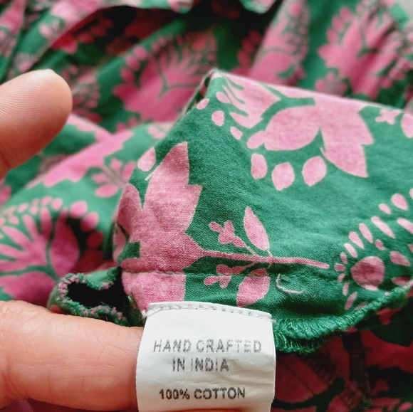 Sohana Block Print Pullover Dress XL - Picture 5 of 11